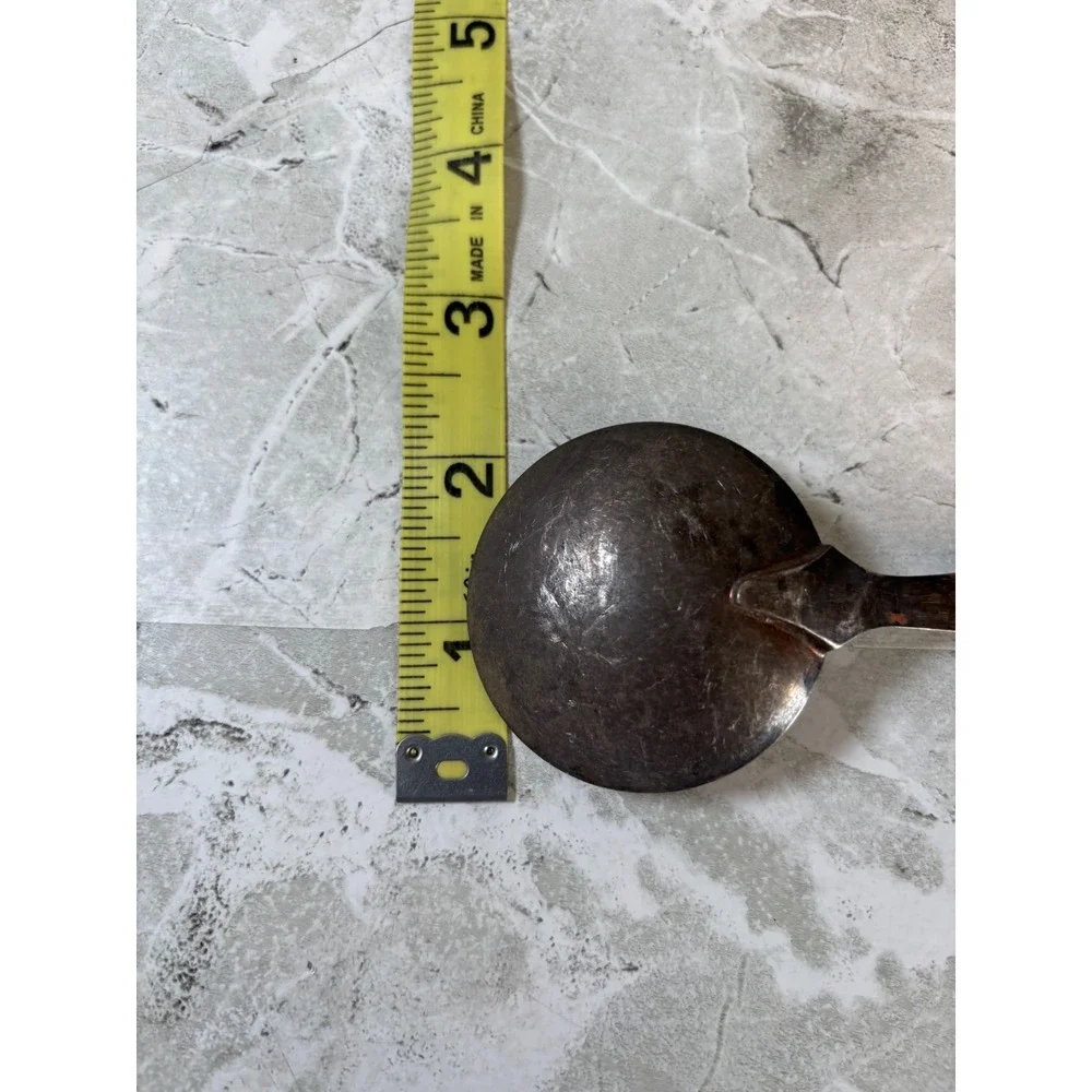 Vintage Norge Norway Souvenir Demitasse Spoon Nysolv 60GR Collectible Silverware